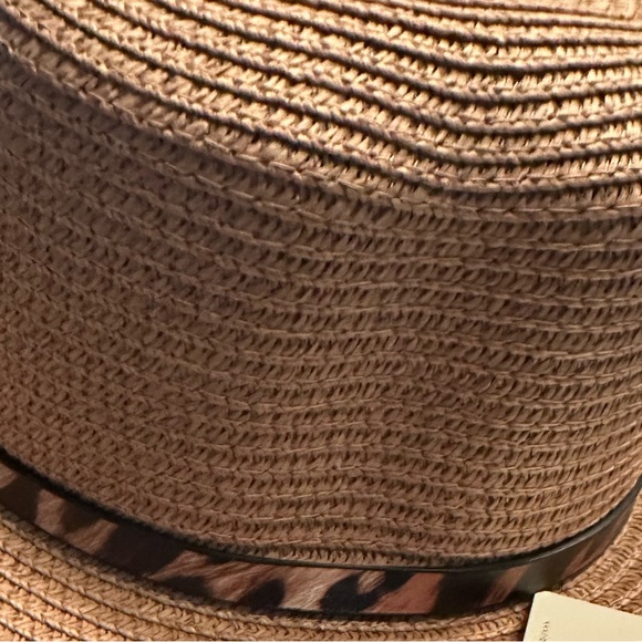 PANAMA BRIM HAT W/ Leopard strap!! - Picture 2 of 5